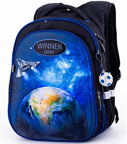 Рюкзак Космос с брелоком Мяч (Winner, R1-008)